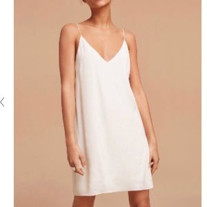 NEW Aritzia Vivienne White Slip Dress